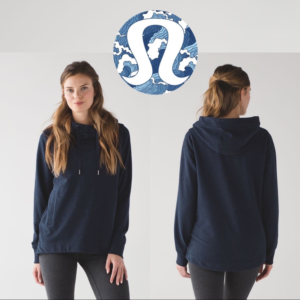 Lululemon Split Pullover Heathered Naval Blue - image 1